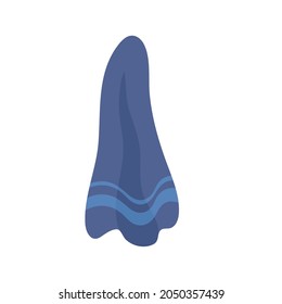 Blue Towel Flat Icon Style