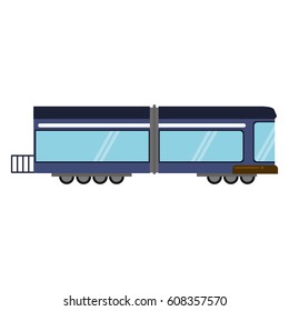 blue train rail passenger transport