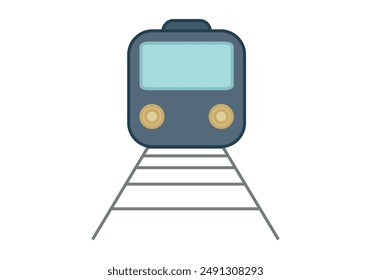 Tren azul en las Pistas