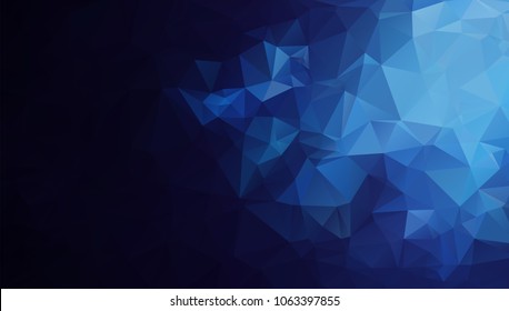 Blue Traingle Background