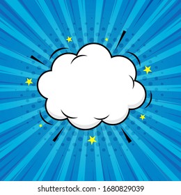 blue transparent background with boom comic book explosion vector design pattern. speech bubbles. price tag. pop art. text box
