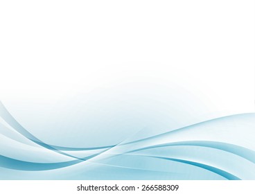 Blue transparent wave abstract certificate background border layout in modern style. Vector illustration