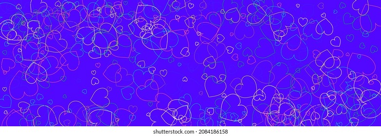 Impresión azul transparente blanca roja rosada. El Vector Ama Confetti Colorful Purple Diseño Moderno. El Neon Green Modern Art Pattern. Corazones Arcoiris Brillante Violeta Multicolor Sencilla Foto Romántica.