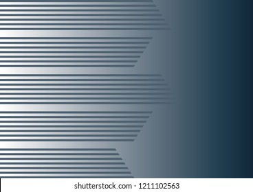 Blue trapezoid alternating background. Abstract Graphic Design, vector illustrator.