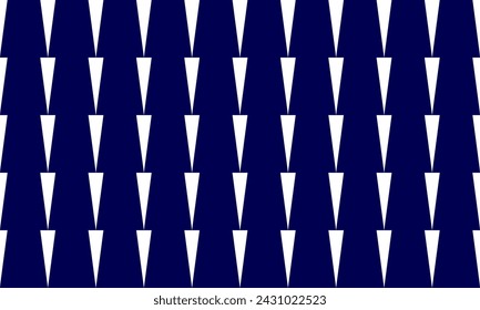 blue trapezoid and triangle seamless repeat pattern design for fabric print, arrow patter print