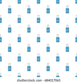 Blue travel suitcase pattern