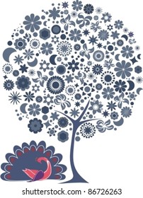 Blue tree