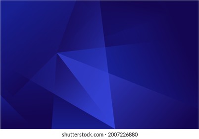 Blue Trendy Smooth Color Abstract Geomtry Background