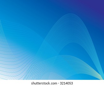 Blue trendy vector background. Can be used for many things - including ads and websites.