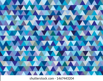 Blue triangle abstract background design