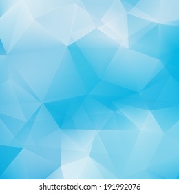 Blue triangle abstract background. + EPS10 vector file