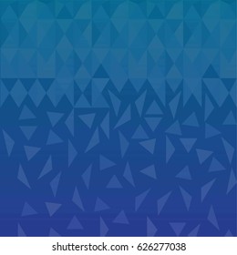 Blue triangle abstract background illustration
