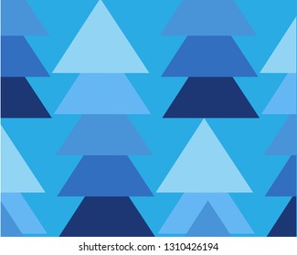 Blue triangle abstract background modern style on isolated