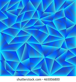 blue triangle abstraction