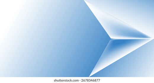 Blue triangle arrow abstract geometric background. texture white pattern. vector illustration