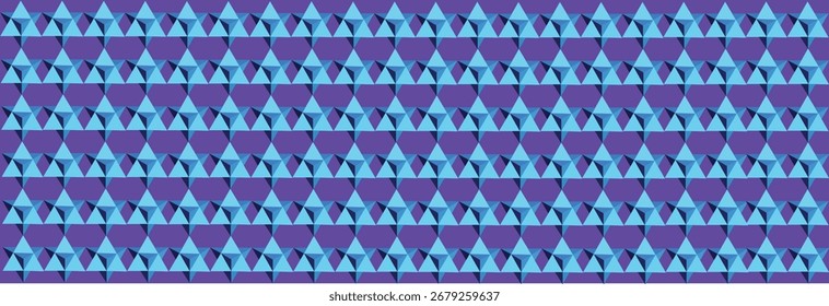 desenho de fundo de arte triangular azul em fundo roxo