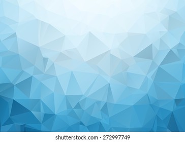 Blue Triangle Background