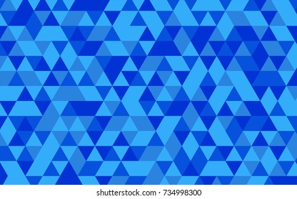 blue triangle background