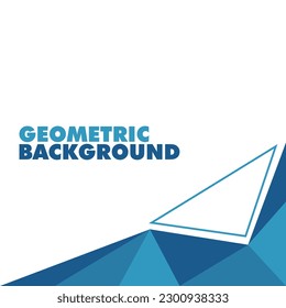 BLUE TRIANGLE BACKGROUND SIMPLE VECTOR
