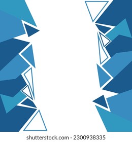 BLUE TRIANGLE BACKGROUND SIMPLE VECTOR