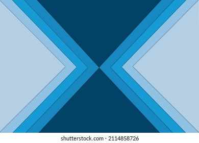 Blue triangle background with the space for business presentation and idea.