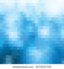 Blue Triangle Background Vector Illustration