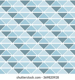 blue triangle design