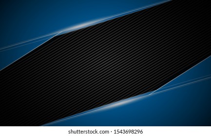 Blue triangle dimension and black line background