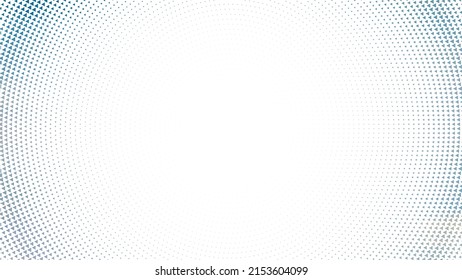 blue triangle halftone vector background 