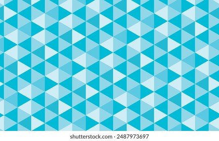 Fondo de patrón de triángulo azul. Abstractas mosaico azul patrón