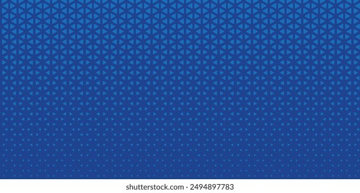 Fondo de Anuncio abstracto del mosaico poligonal del triángulo azul