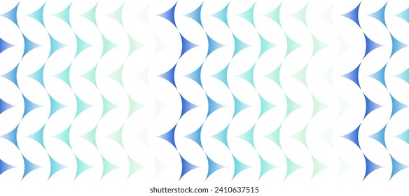 fondo de diseño de patrones de gradiente de papel de ajuste retro de triángulo azul
