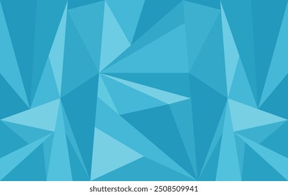 Fondo de pantalla de fondo geométrico abstracto saturado triángulo azul