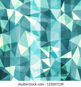 blue triangle seamless pattern