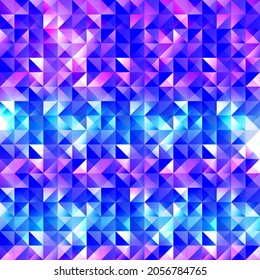 Patrón transparente del triángulo azul. Archivo vectorial Eps 10.