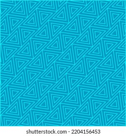 blue triangle shapes seamless pattern