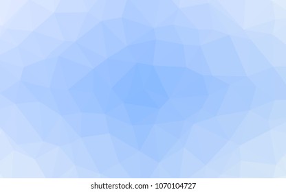 Blue triangle vector background. Blue texture background