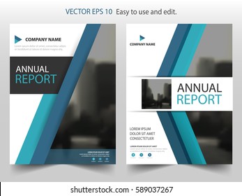 Blue triangle Vector Brochure annual report Leaflet Flyer template design, book cover layout design, abstract business presentation template, a4 size design