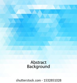 blue triangles background.  geometric design 