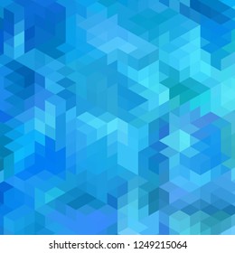 blue triangles. layout for advertising. presentation template