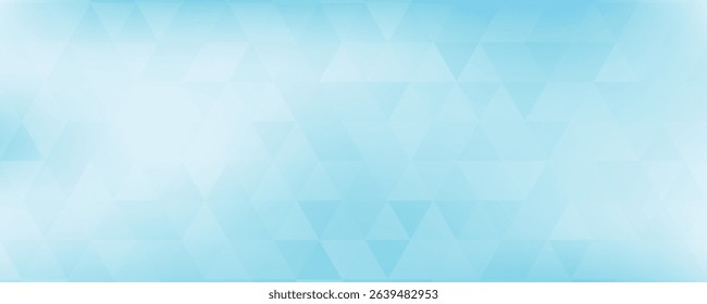 Blue triangles. Vector geometric background for presentation. Decor element.