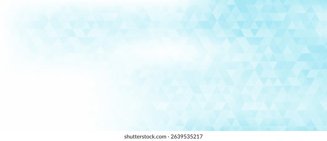 Blue triangles. Vector geometric background for presentation. Decor element.