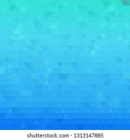 blue triangular background. polygonal style. mosaic background