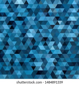 blue triangular background. presentation template