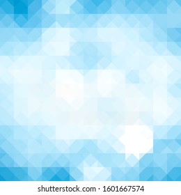 blue triangular background. vector abstract triangles