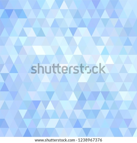 Blue triangular backgruund. Abstract pattern. Polygonal vector. Eps10