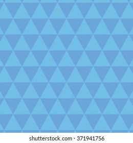 Blue triangular pattern background