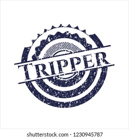 Blue Tripper distressed rubber texture