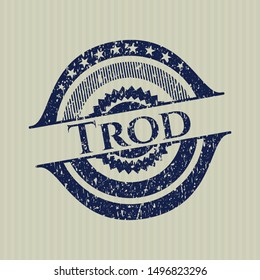 Blue Trod distressed rubber texture
