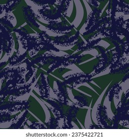 Blue Tropical Leaf seamless pattern design for fashion textiles, graphics and crafts